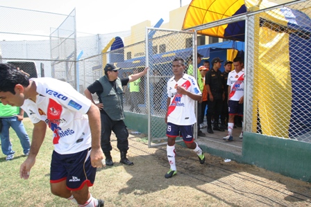 galvez saliendo camerines